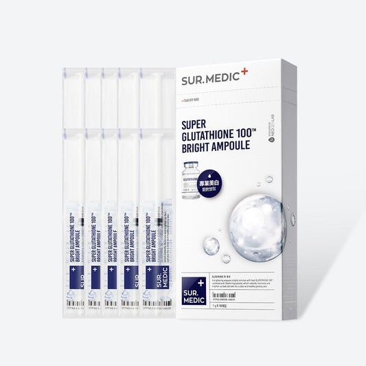 NEOGEN SUR.MEDIC+ Super Glutathione 100 Bright Ampoule 1ml × 10ea - LUUELA