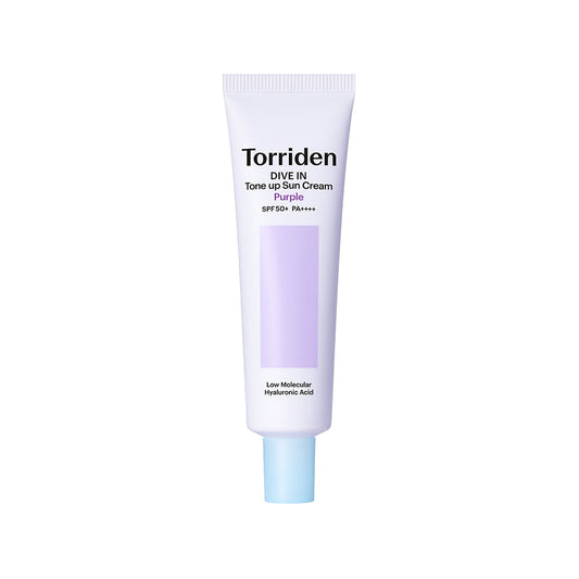 Torriden DIVE IN Purple Tone Up Sunscreen SPF 50+ PA++++ 60ml - LUUELA