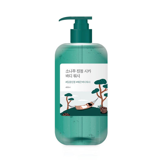 Round Lab Pine Calming Cica Body Wash 400ml - LUUELA