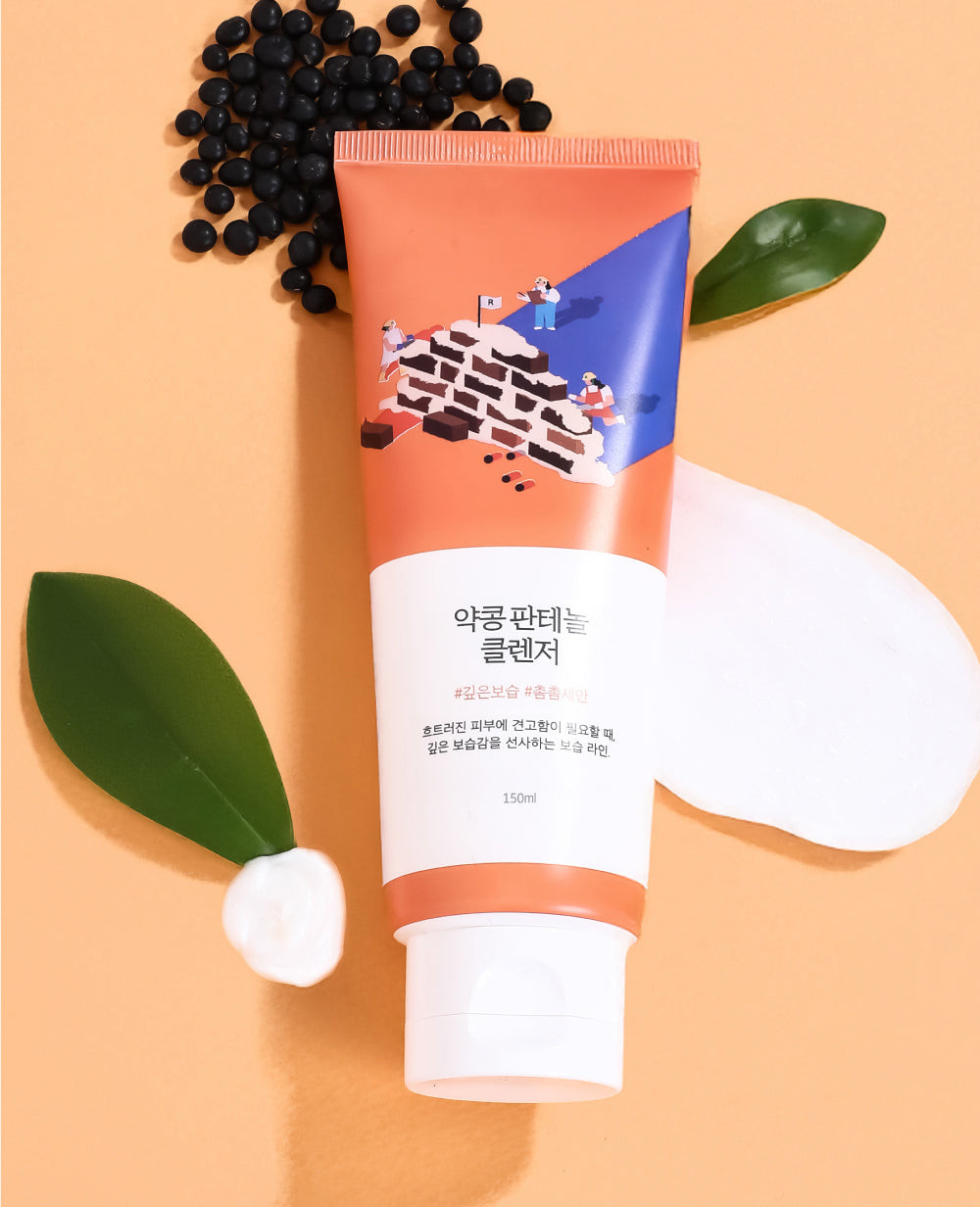 Round Lab Soybean Panthenol Cleanser 150ml - LUUELA