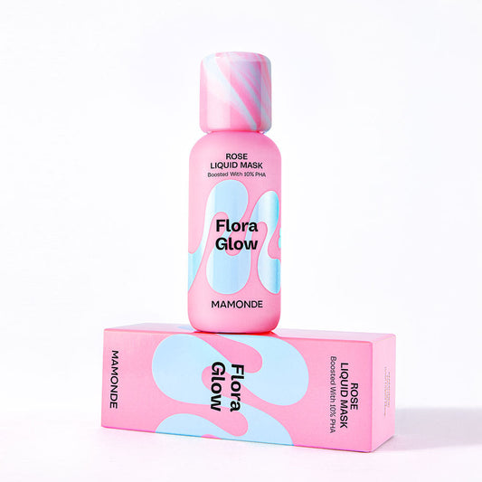 Mamonde Flora Glow Rose Liquid Mask 80ml - LUUELA