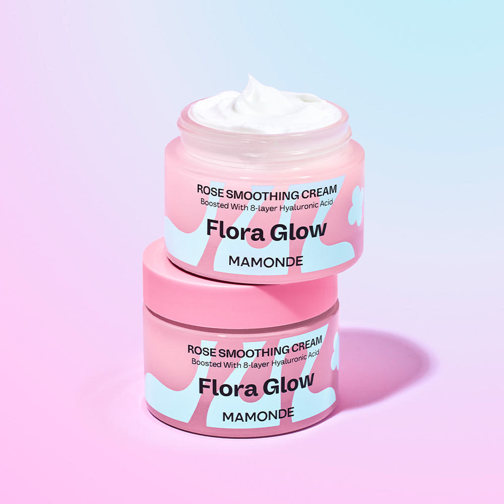 Mamonde Flora Glow Rose Smoothing Cream 50ml - LUUELA