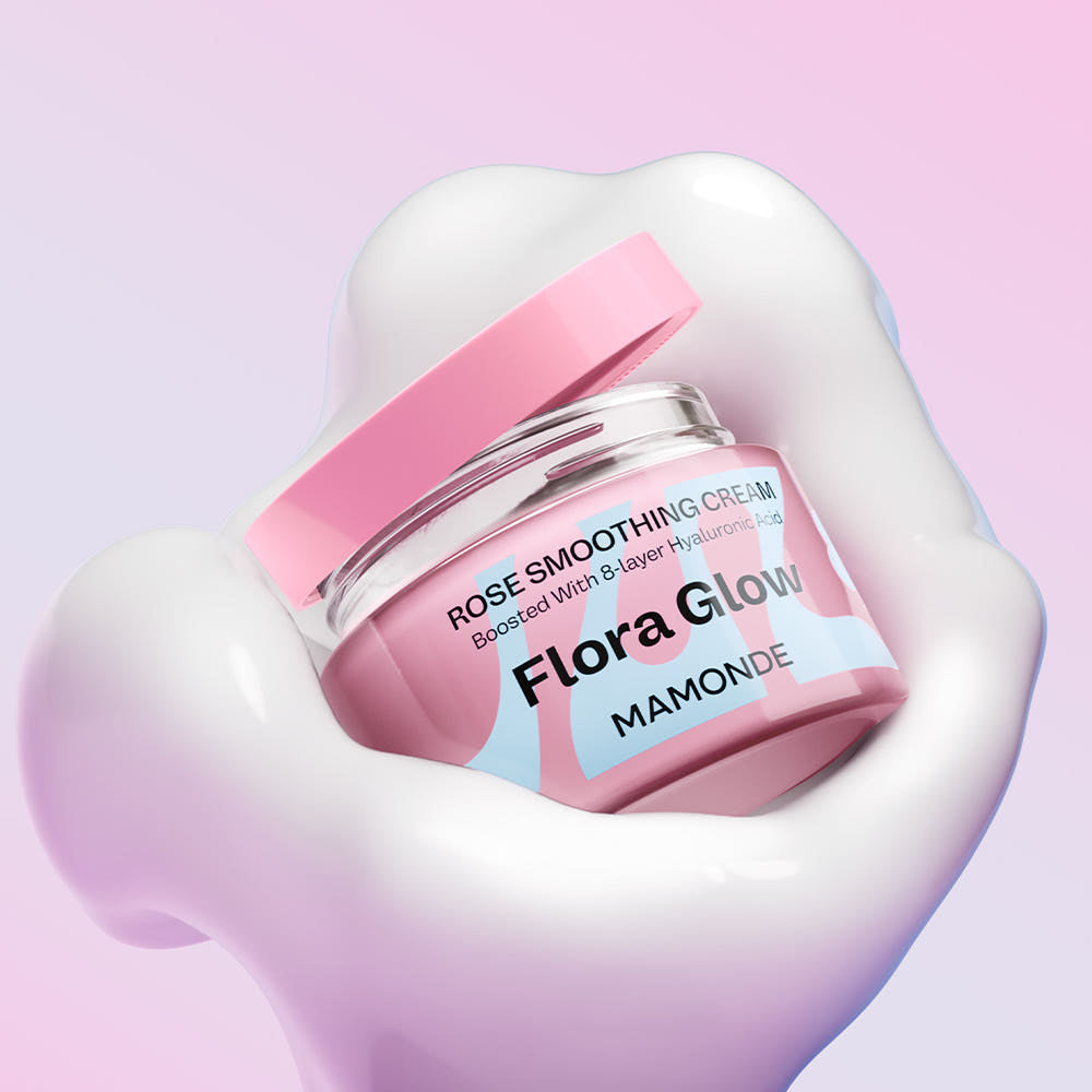 Mamonde Flora Glow Rose Smoothing Cream 50ml - LUUELA