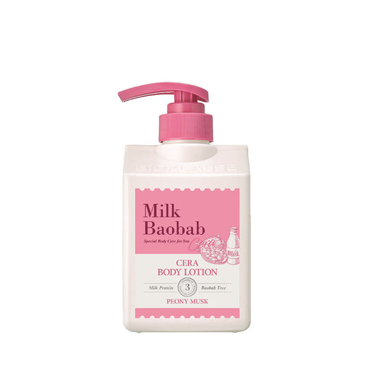 BIOKLASSE MILK BAOBAB CERA Body Lotion 600ml #Peony Musk - LUUELA