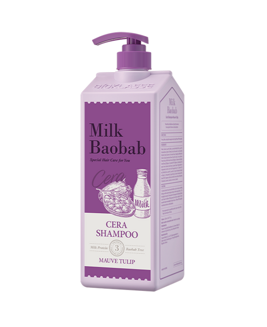 BIOKLASSE MILK BAOBAB Cera Hair Shampoo 1200ml #Mauve Tulip - LUUELA