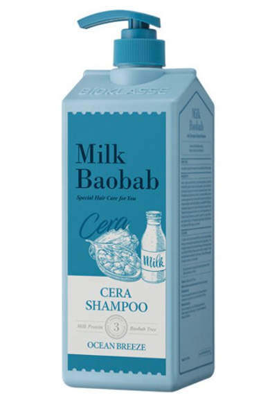 BIOKLASSE MILK BAOBAB CERA Hair Shampoo 1200ml #Ocean Breeze - LUUELA