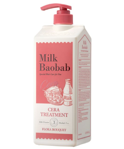 BIOKLASSE MILK BAOBAB CERA Hair Treatment 1200ml #Flora Bouquet - LUUELA