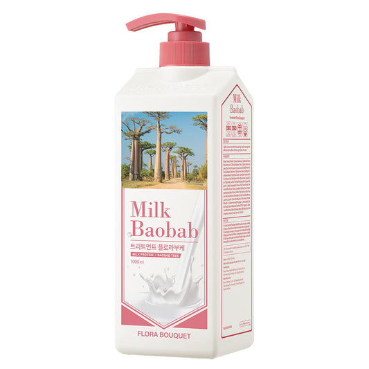 BIOKLASSE MILK BAOBAB Hair Treatment 1000ml #Flora Bouquet - LUUELA