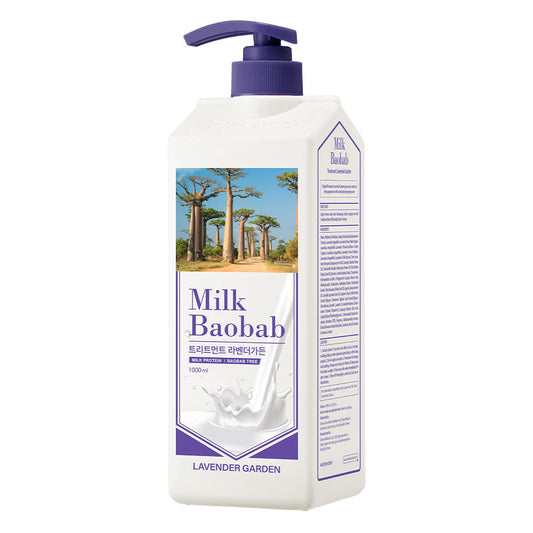BIOKLASSE MILK BAOBAB Hair Treatment 1000ml #Lavender Garden - LUUELA
