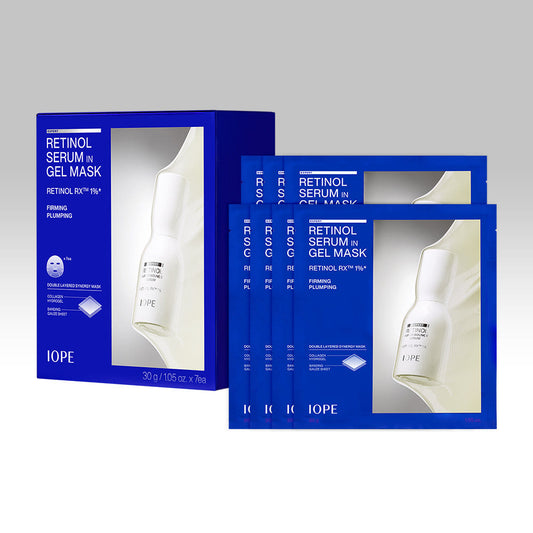 IOPE Retinol Serum In Gel Mask 30g*7ea - LUUELA