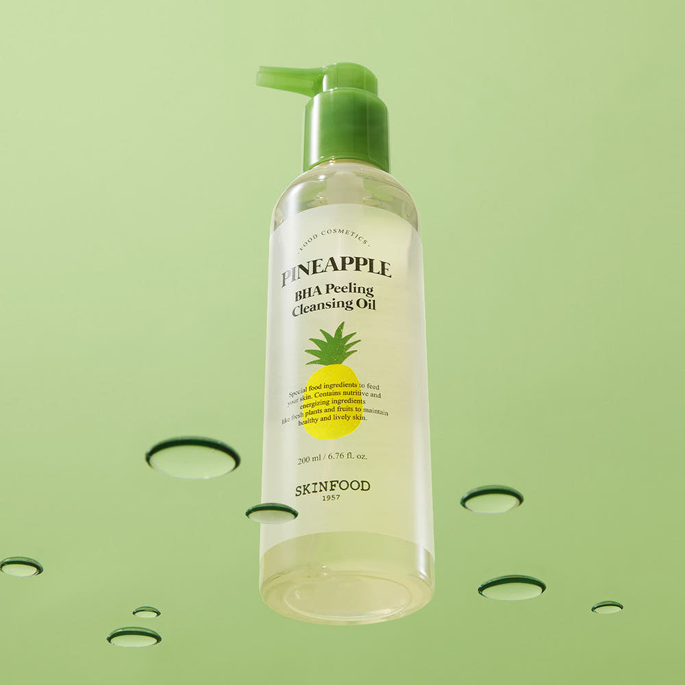 SKINFOOD Pineapple BHA Peeling Cleansing Oil 200ml - LUUELA