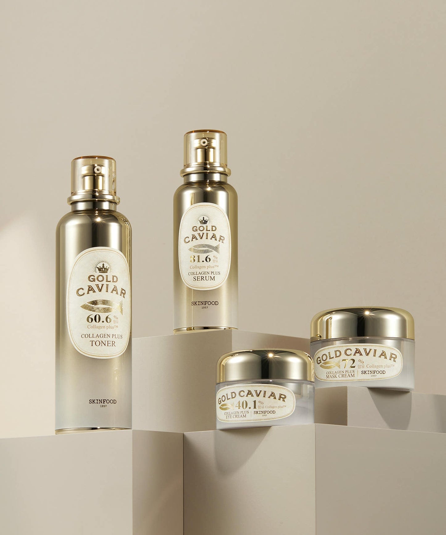 SKINFOOD Gold Caviar Collagen Plus Eye Cream 30g - LUUELA