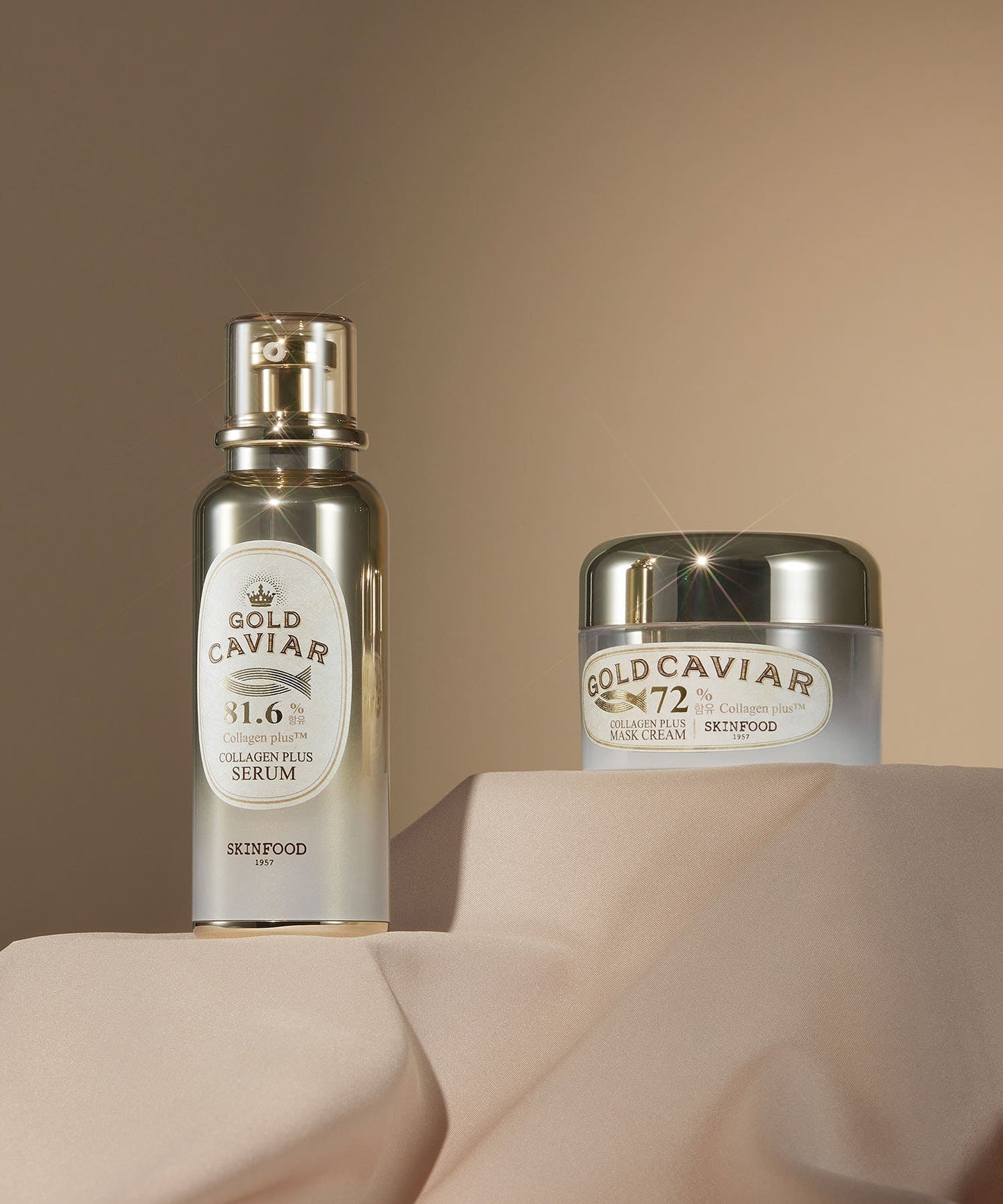SKINFOOD Gold Caviar Collagen Plus Mask Cream 50g - LUUELA