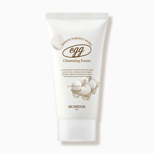 SKINFOOD Egg White Perfect Pore Cleansing Foam 150ml - LUUELA