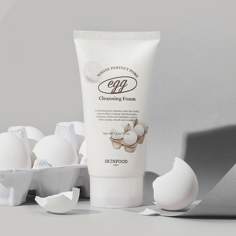 SKINFOOD Egg White Perfect Pore Cleansing Foam 150ml - LUUELA