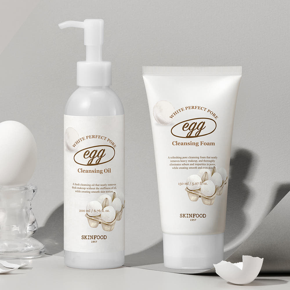 SKINFOOD Egg White Perfect Pore Cleansing Oil 200ml - LUUELA