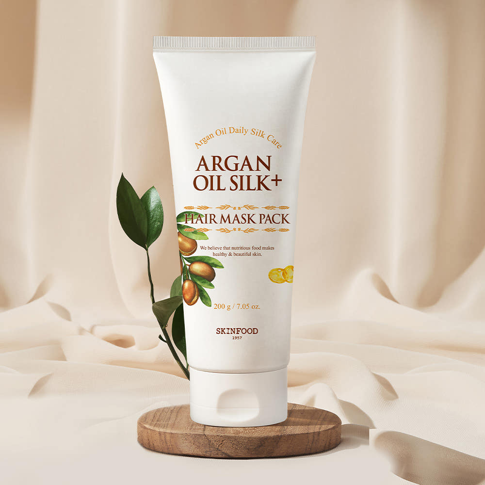 SKINFOOD Argan Oil Silk Plus Hair Mask Pack 200g - LUUELA