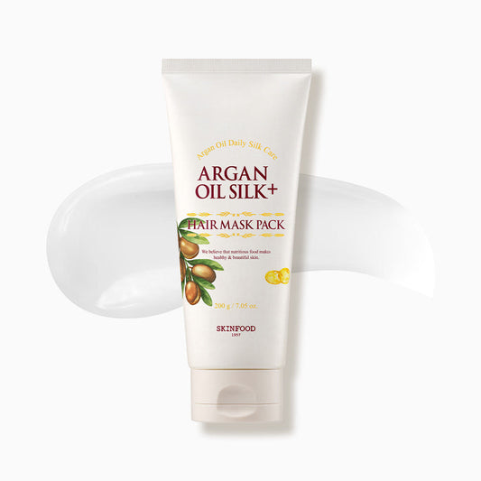 SKINFOOD Argan Oil Silk Plus Hair Mask Pack 200g - LUUELA