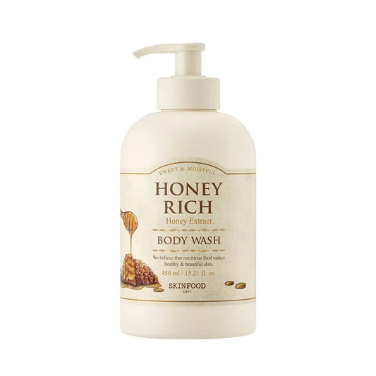 SKINFOOD Honey Rich Body Wash 450ml - LUUELA