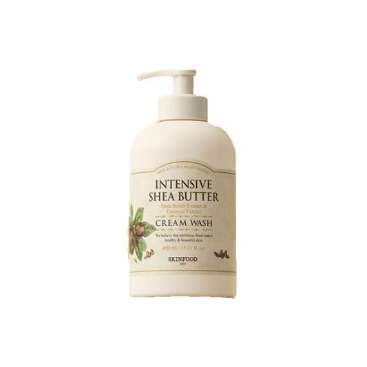 SKINFOOD Intensive Shea Butter Body Cream Wash 450ml - LUUELA
