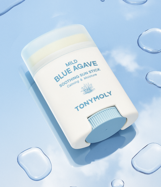 TONYMOLY Mild Blue Agave Soothing Sun Stick SPF 50+ PA++++ 15g - LUUELA