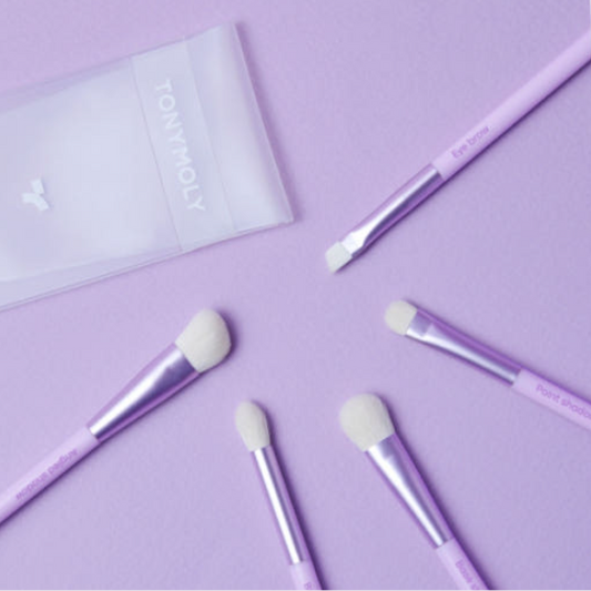 TONYMOLY Eye Make-Up Brush Set of 5pcs - LUUELA