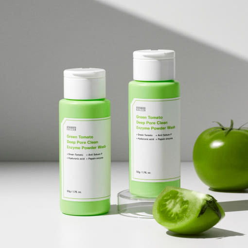 SUNGBOON EDITOR Green Tomato Deep Pore Clean Enzyme Powder Wash 50g - LUUELA