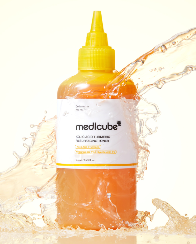medicube Kojic Acid Turmeric Resurfacing Toner 250ml - LUUELA