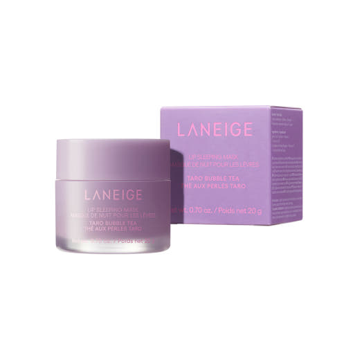 LANEIGE Lip Sleeping Mask EX 20ml #Taro Bubble Tea - LUUELA