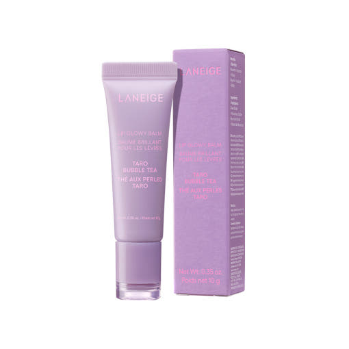 LANEIGE LIP GLOWY BALM 10ml #Taro Bubble Tea - LUUELA