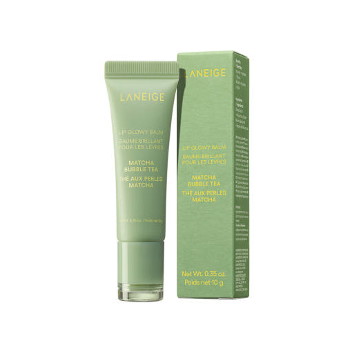 LANEIGE LIP GLOWY BALM 10ml #Matcha Bubble Tea - LUUELA