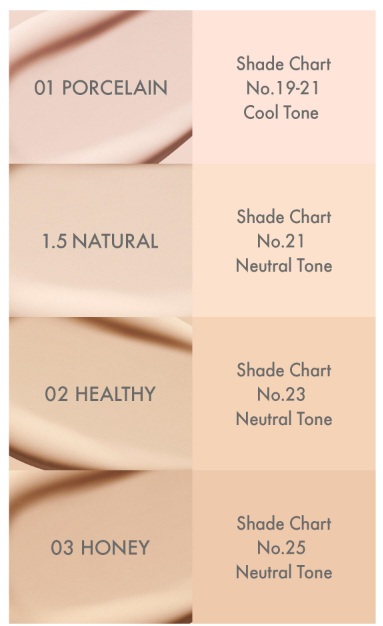 AMUSE Ceramic Skin Perfector Cushion SPF40 PA++ 15g (4 Colors) - LUUELA