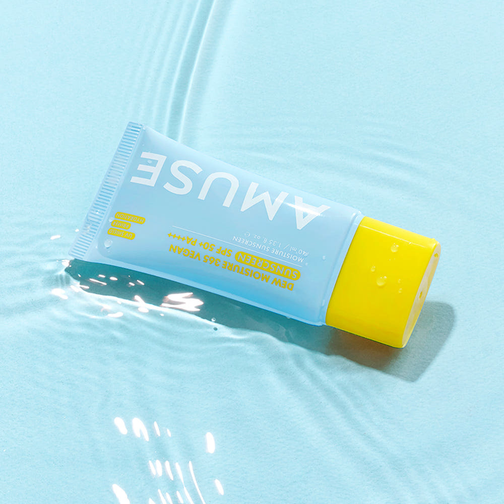 AMUSE Dew Moisture 365 Vegan Sunscreen SPF50+ PA++++ 40ml - LUUELA