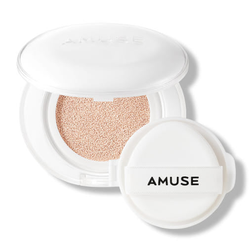 AMUSE Ceramic Skin Perfector Cushion SPF40 PA++ Set 15g + 15g(Refill) (4 Colors) - LUUELA