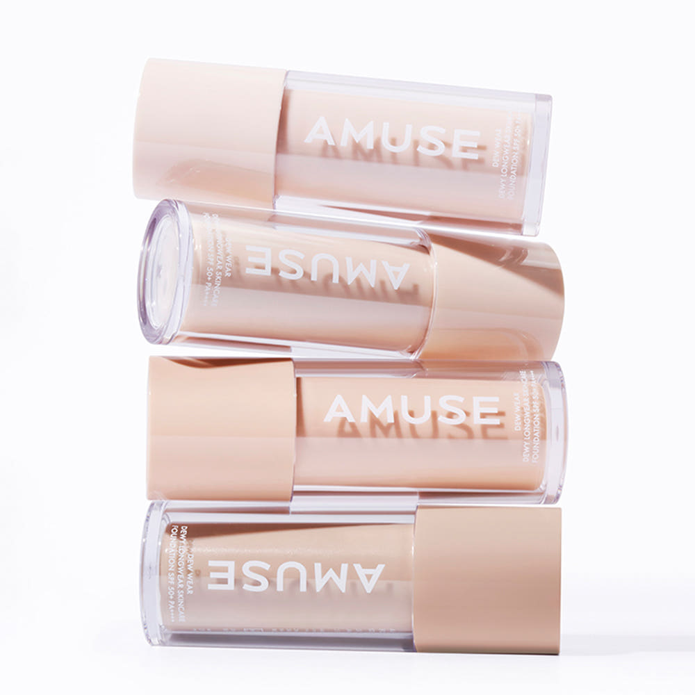 AMUSE Dew Wear Foundation 35ml SPF50+ PA++++ (4 Colors) - LUUELA