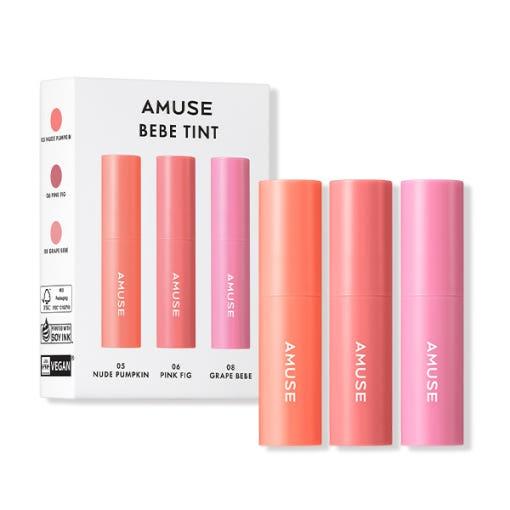 AMUSE Mini Bebe Tint SET 1.3g X 3ea - LUUELA