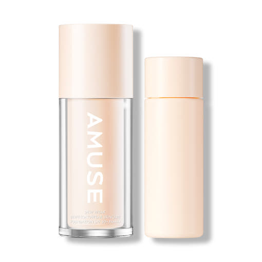 AMUSE Dew Wear Foundation SPF50+ PA++++ SET 35ml + 35ml(Refill) (4 Colors) - LUUELA