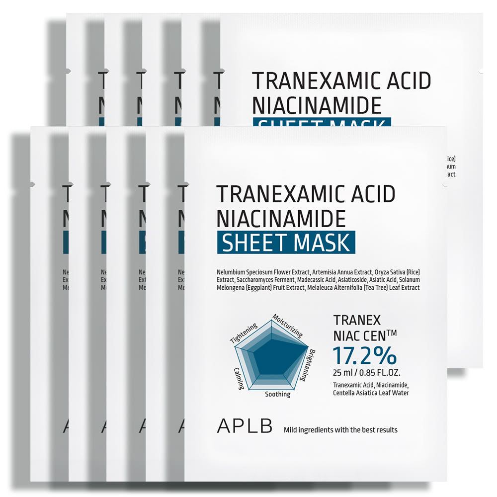APLB Tranexamic Acid Niacinamide Sheet Mask 25ml X 10ea - LUUELA