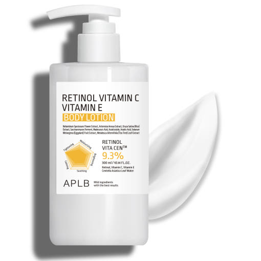 APLB Retinol Vitamin C Vitamin E Body Lotion 300ml - LUUELA