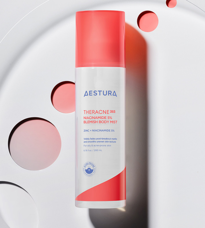 AESTURA THERACNE 365 NIACINAMIDE 5% BLEMISH BODY MIST 200ml - LUUELA
