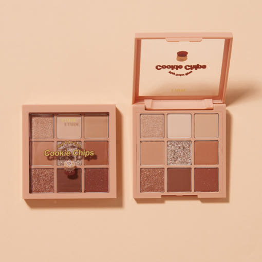 ETUDE Play Color Eyes 9-Color 7.2g #Cookie Chips - LUUELA