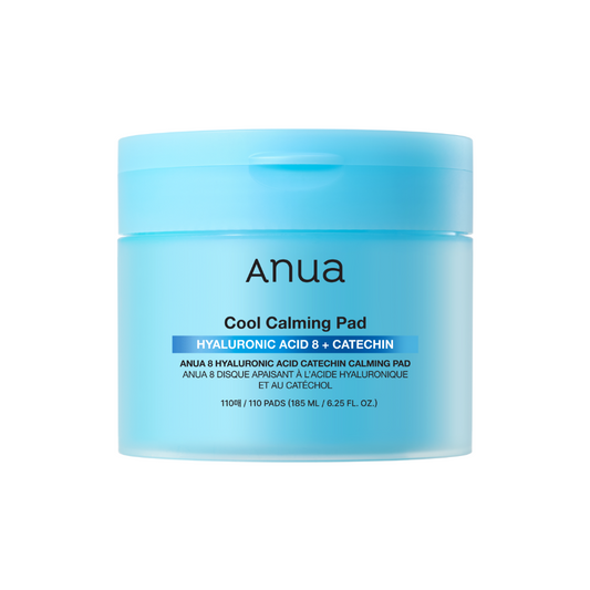 Anua 8 Hyaluronic Acid Catechin Calming Pad 185ml/110ea - LUUELA