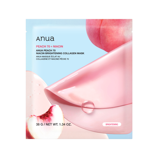 Anua Peach 70 Niacin Serum Mask 38g X 4ea - LUUELA