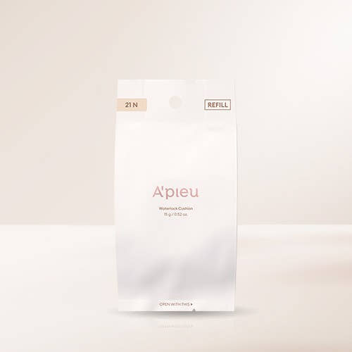 A'pieu Waterlock Cushion SPF50+ PA++++ 15g (Refill) #21 Light Beige - LUUELA