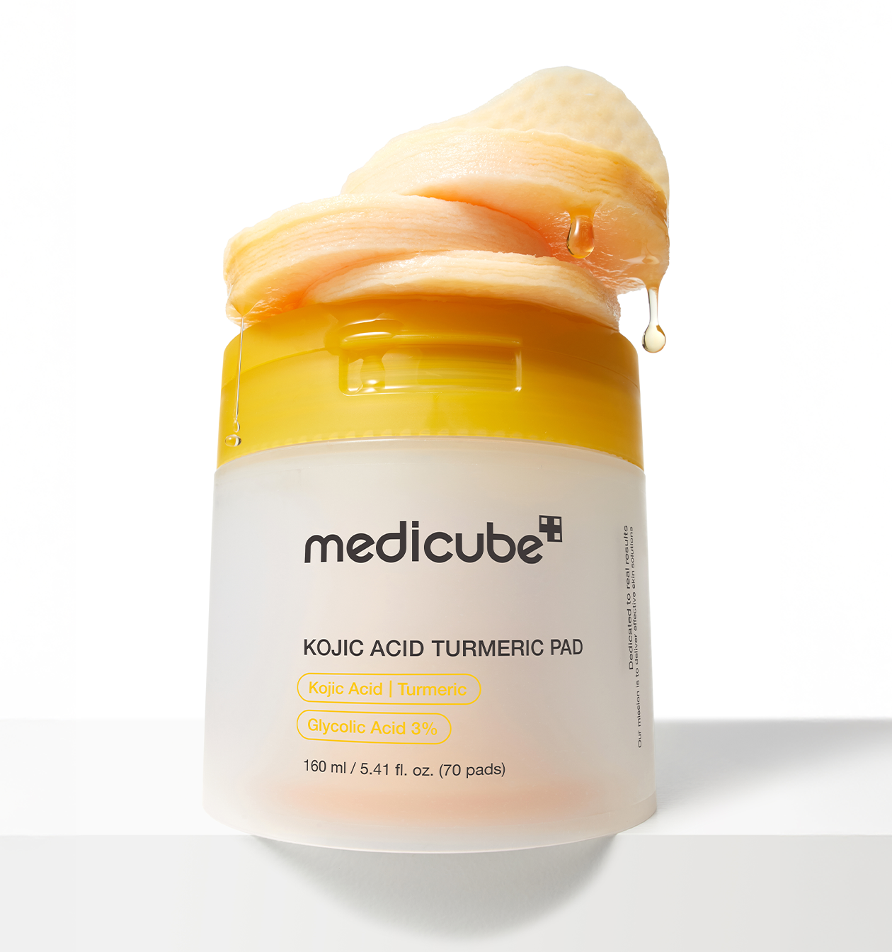 medicube Kojic Acid Turmeric Pad 160ml/70ea - LUUELA