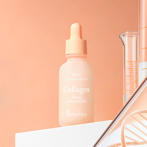 9wishes PDRN Collagen Ampoule 30ml - LUUELA