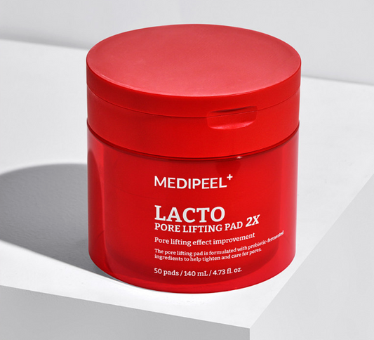 MEDIPEEL LACTO Pore Lifting Pad 2X 140ml / 50pads - LUUELA