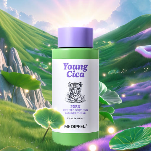 MEDIPEEL Young Cica PDRN Trouble Soothing Essence Toner 200ml - LUUELA