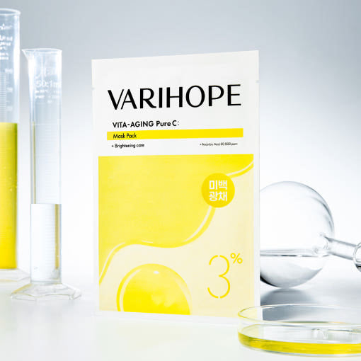 VARIHOPE VITA-AGING Pure C Mask Pack 25ml X 5ea - LUUELA