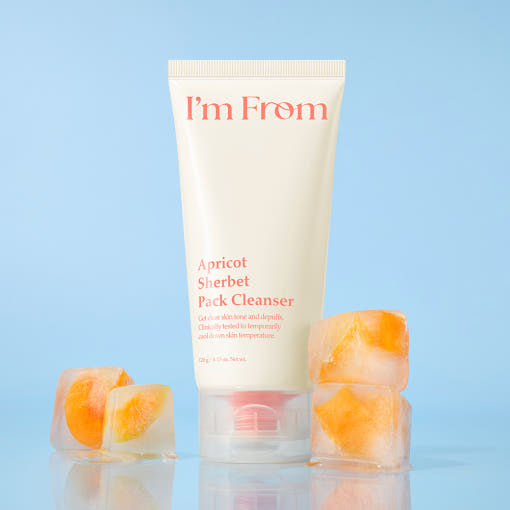 I'm from Apricot Sherbet Pack Cleanser 120g - LUUELA